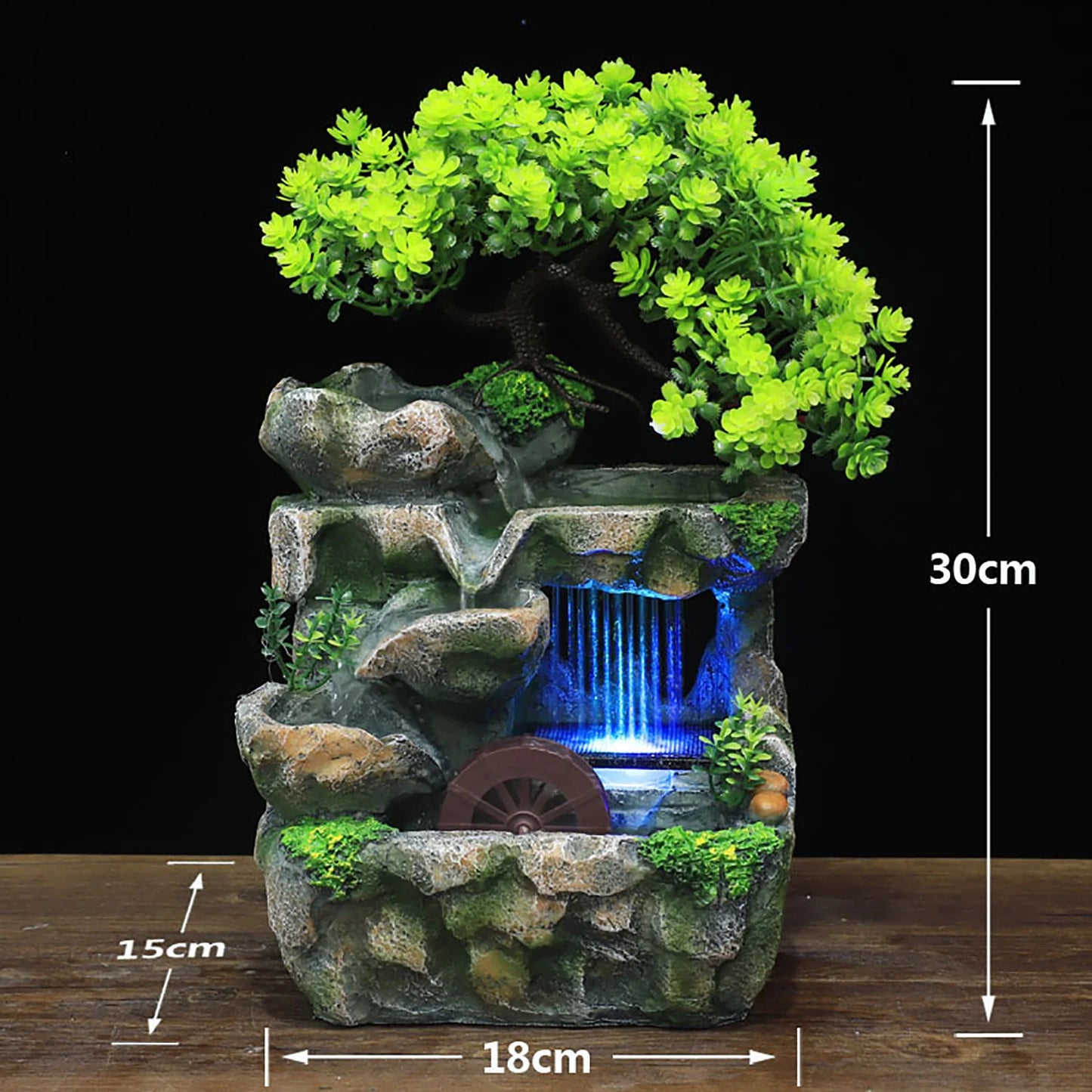 Indoor Room Fountain Waterfall Decor Desktop Fountain