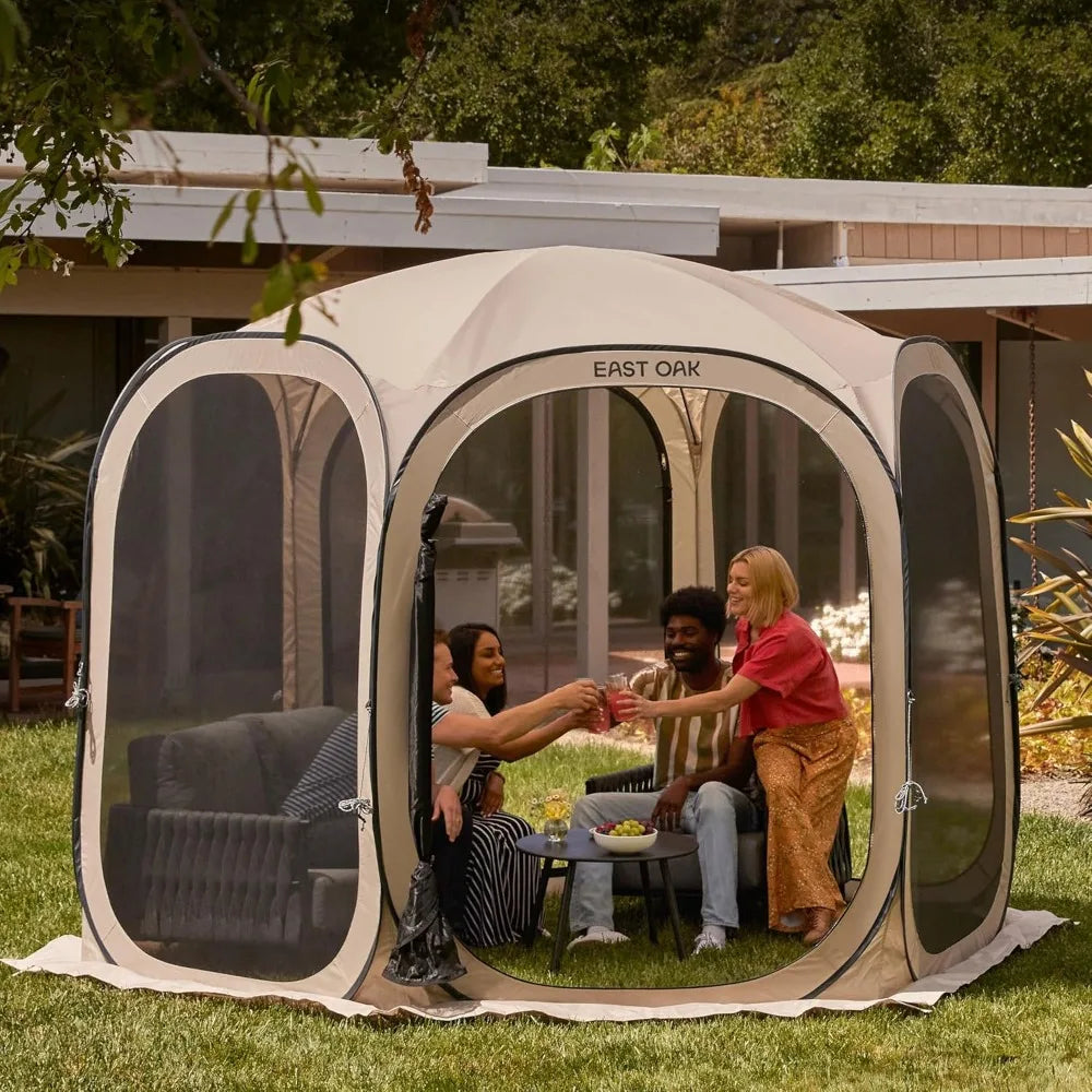 Screen House Tent Pop-Up, Portable Screen Room Canopy Instant Screen 10 x 10