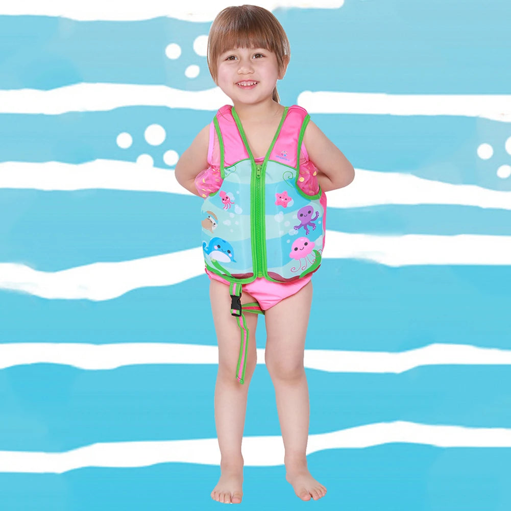 Lightweight Water Sports Life Jacket Portable Wear-resistant Accessories for Children Aged 2-6