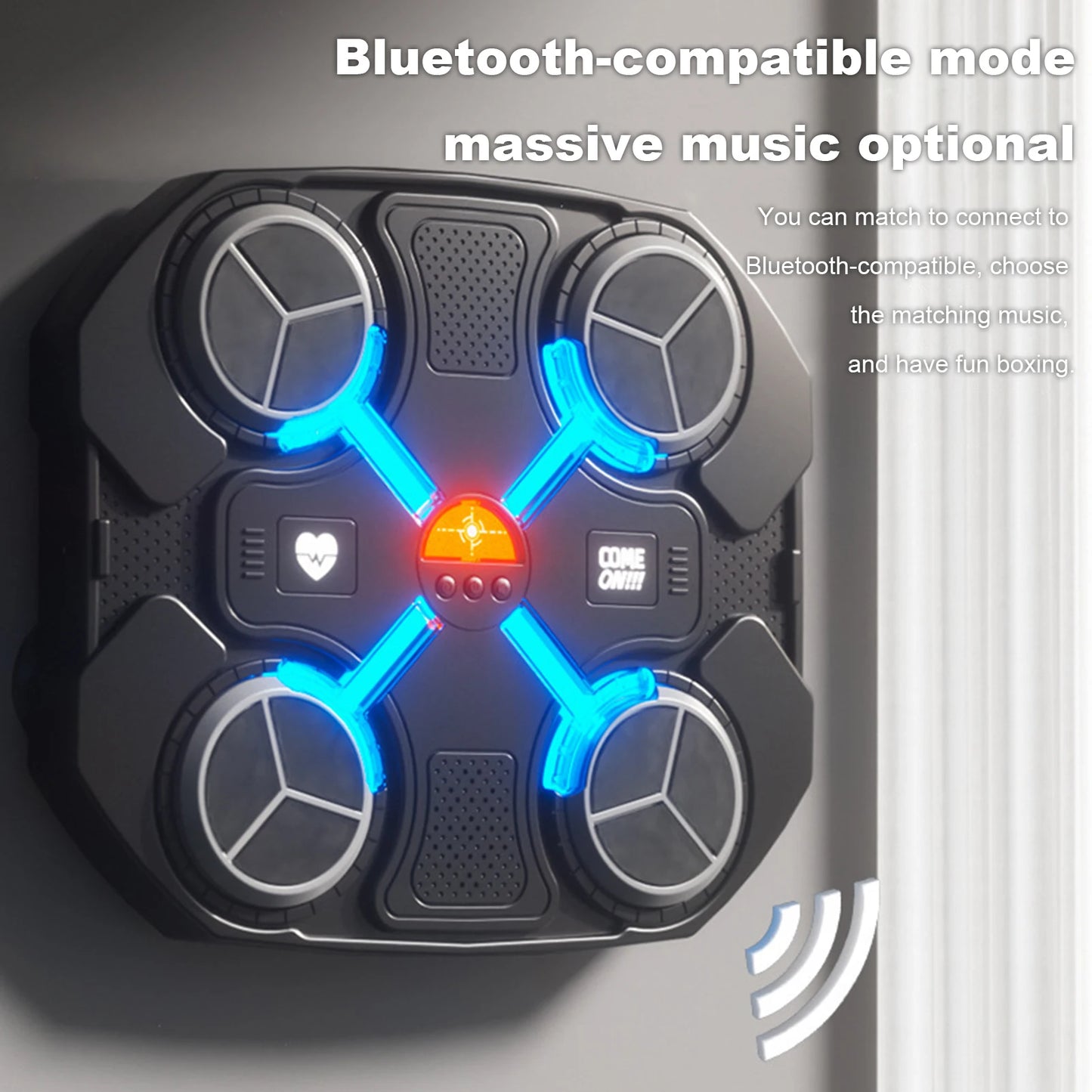Stress Toy Children Music Boxing Machine Smart Bluetooth- Boxing Pads Workout Wall Target Punching