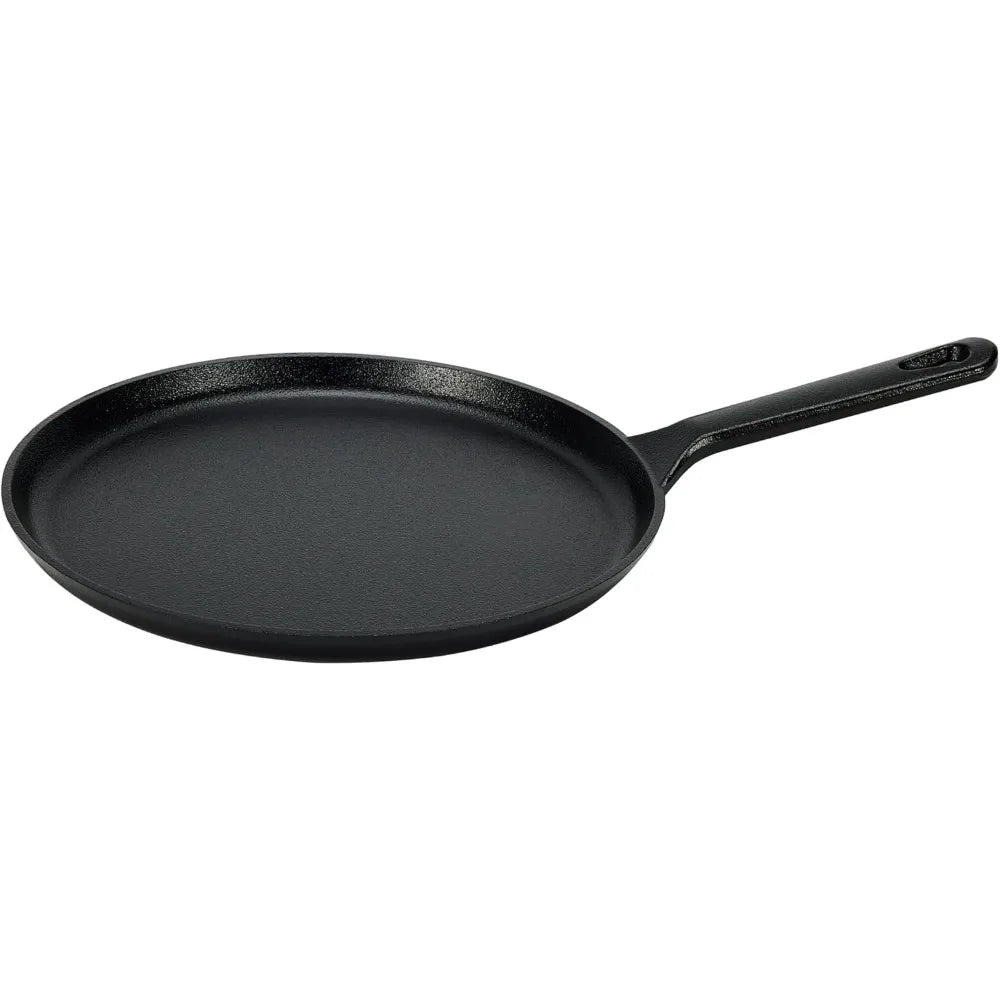Pre-Seasoned Cast Iron 5-Piece Kitchen Cookware Set,