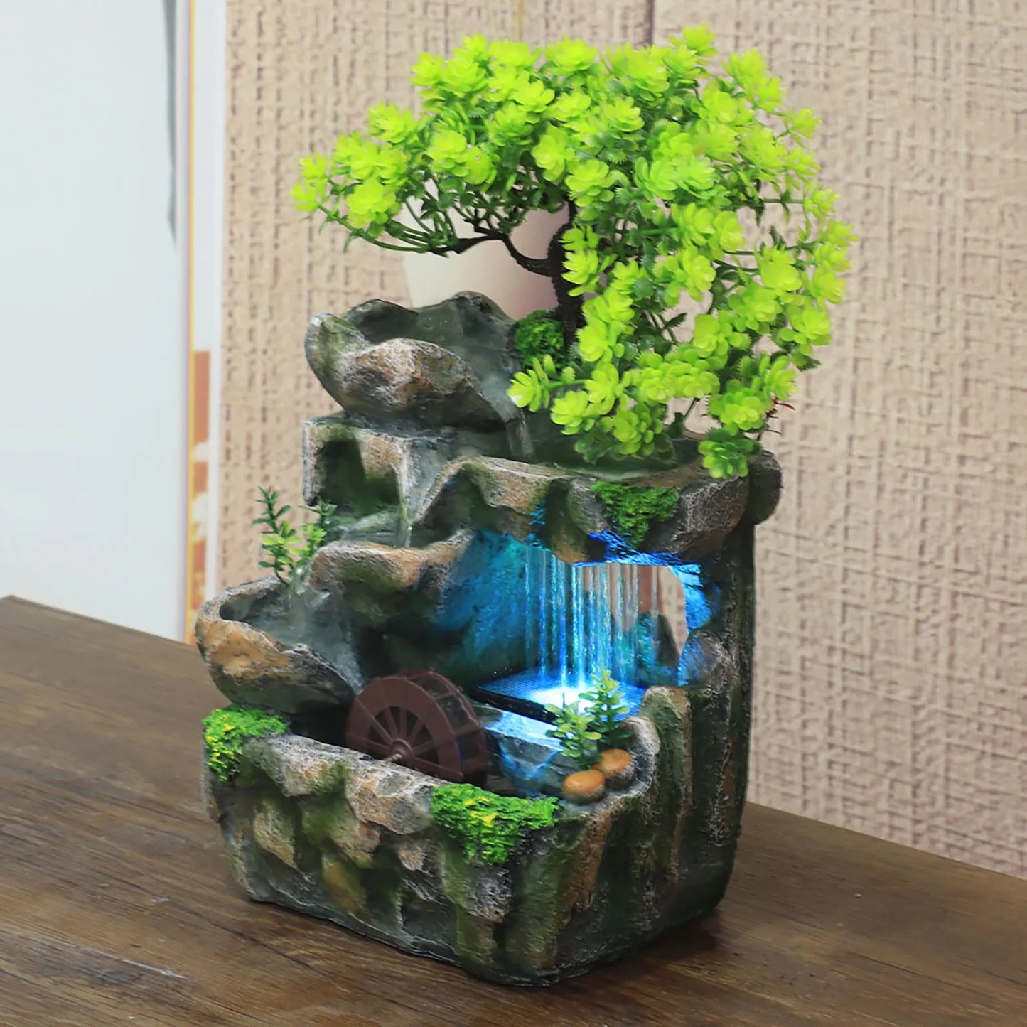 Indoor Room Fountain Waterfall Decor Desktop Fountain
