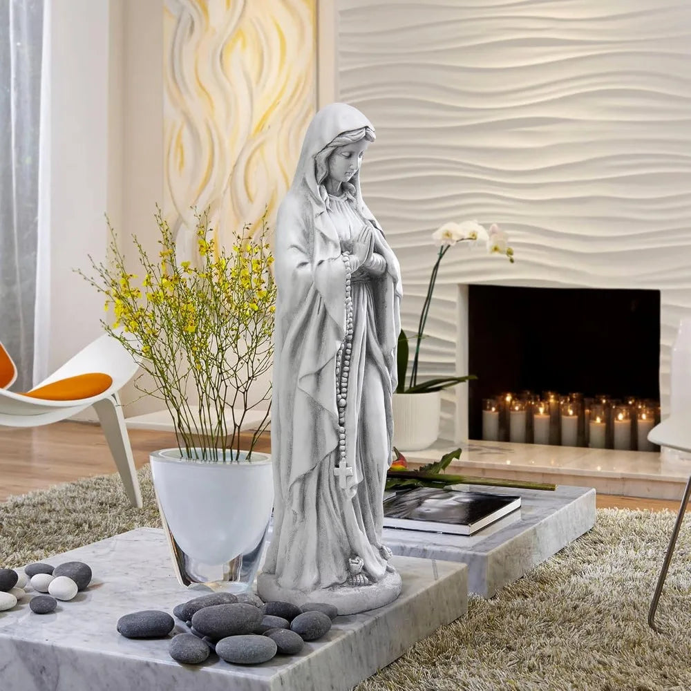Virgin Mary Praying Statue 29.9 Inch Tall Outdoor Garden Religious Decorations Statue