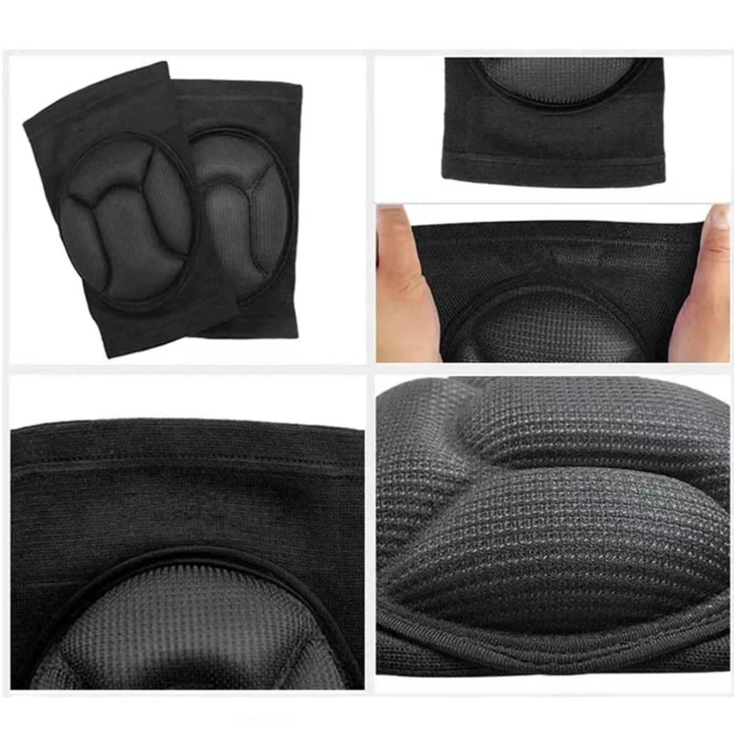 1Pair Thickened protection Sports Kneepad Men Elastic Support Fitness Gear