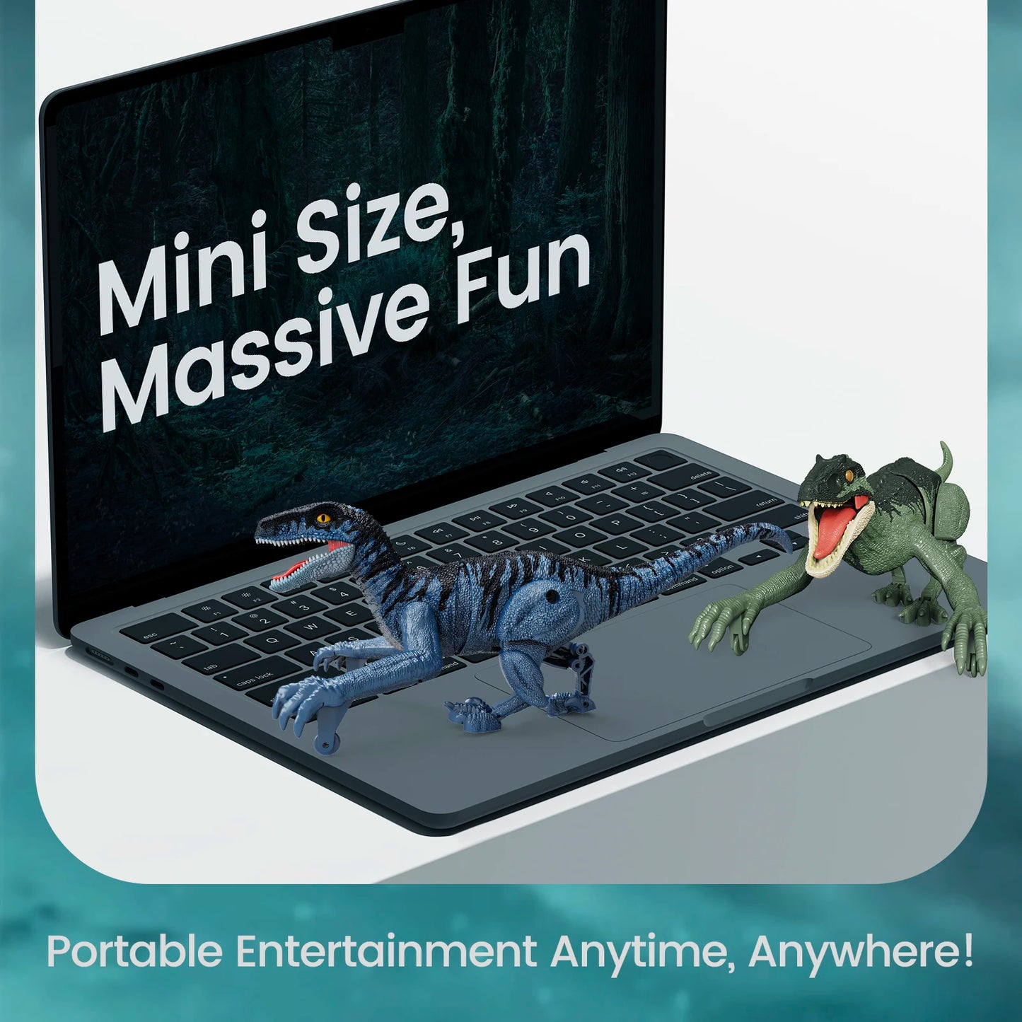Remote Control Dinosaur, Mini  Walking RC Robot Dinosaur with Lights,  for Kids Boy Girl