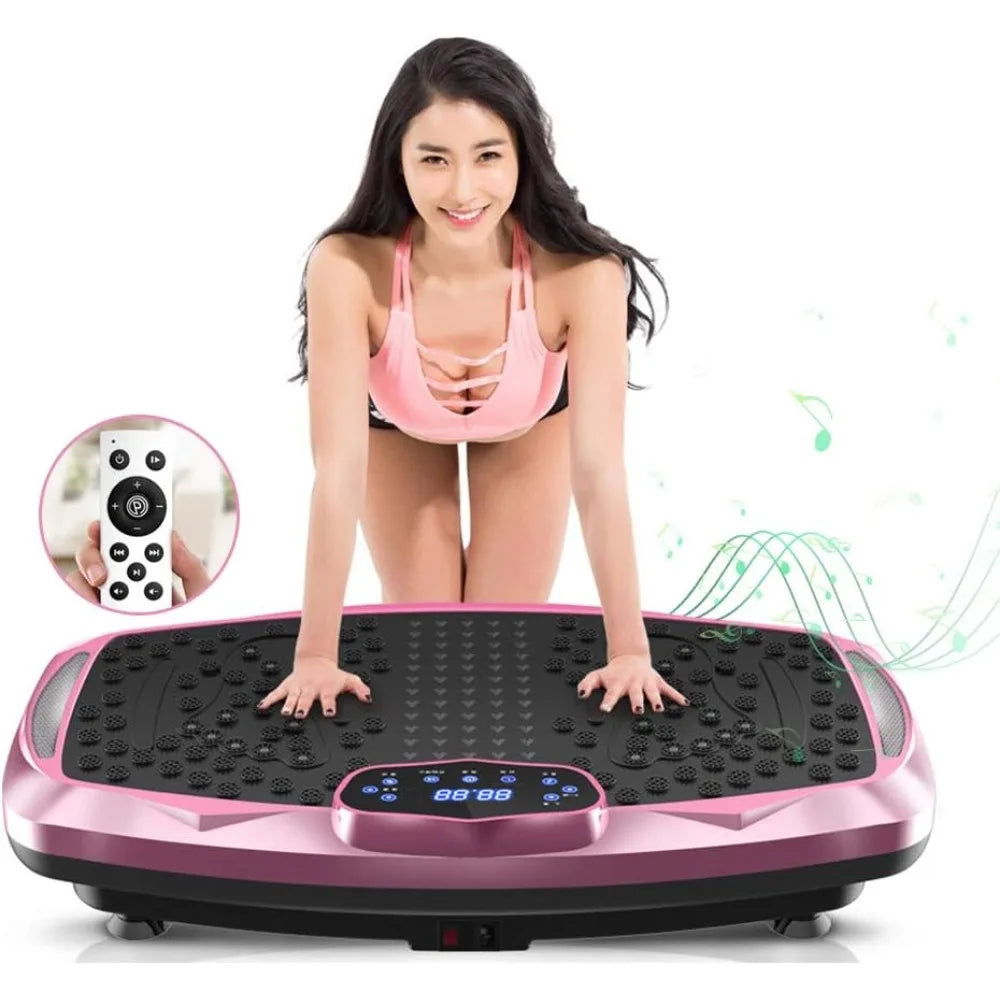 Vibration Plate Exercise Machine Whole Body Workout Vibration Fitness Platform 99 Levels