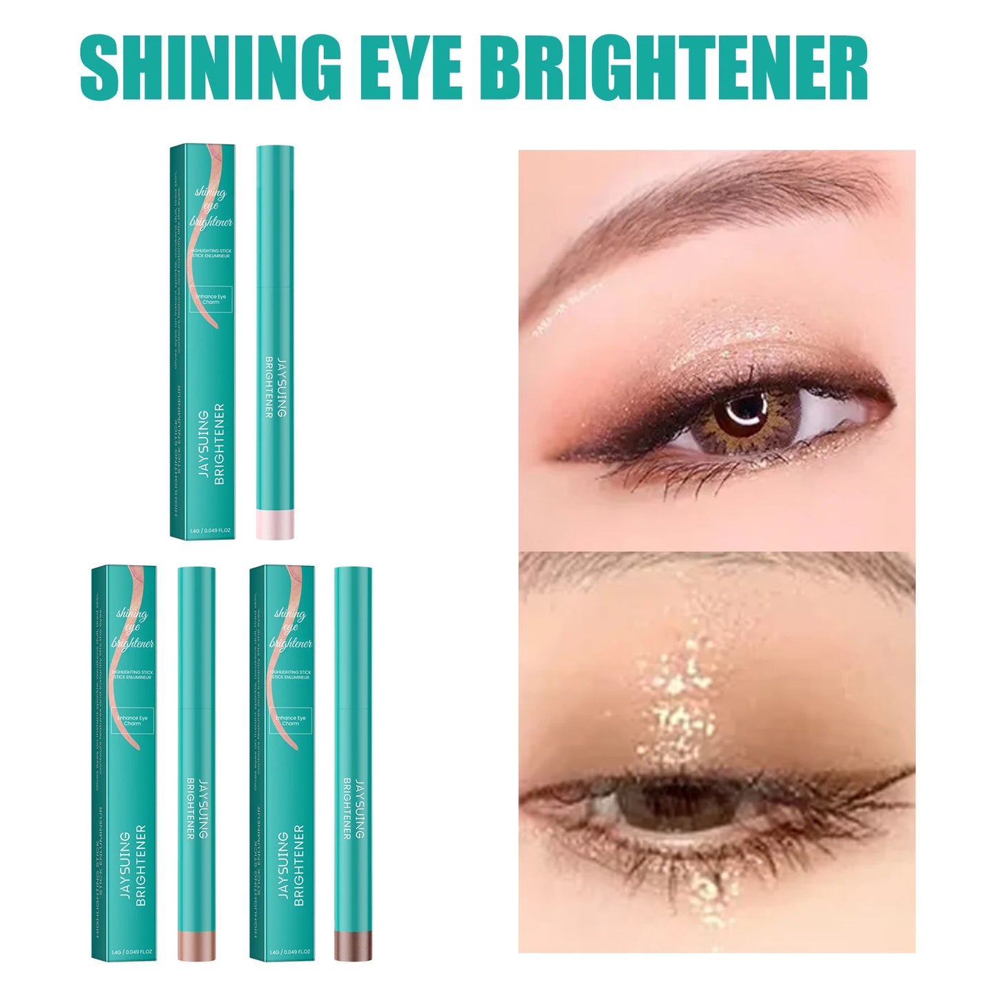 pink Rose Eyeshadow Stick Lasting Pearlescent Glitter Eye Shadow Pencil