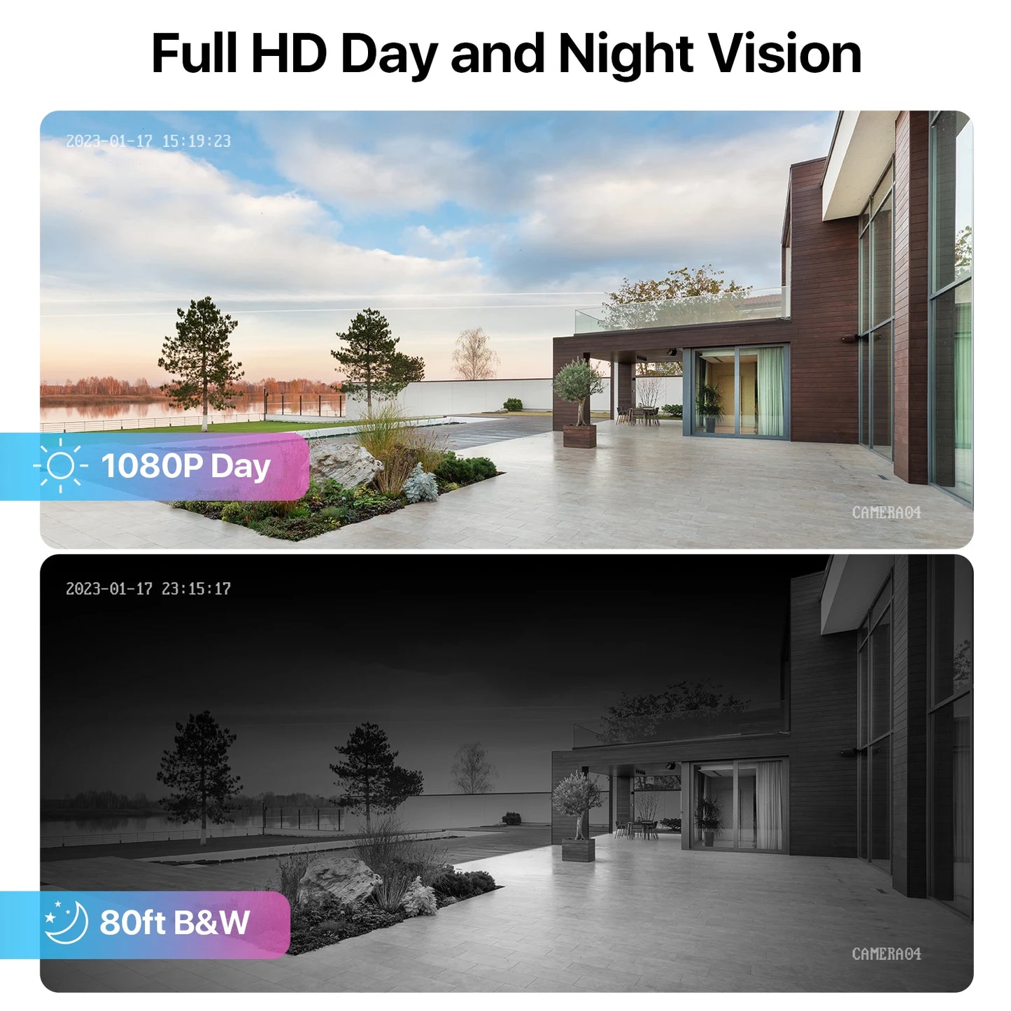 080P CCTV System Outdoor 5MP Lite Video DVR with 2/4/6/8pcs 2MP Wired Security Cam Day/Night Video Surveillance System