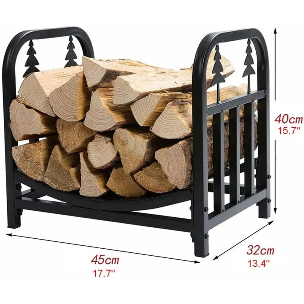 Log Store Firewood Rack Heavy Duty Outdoor Firewood Holder