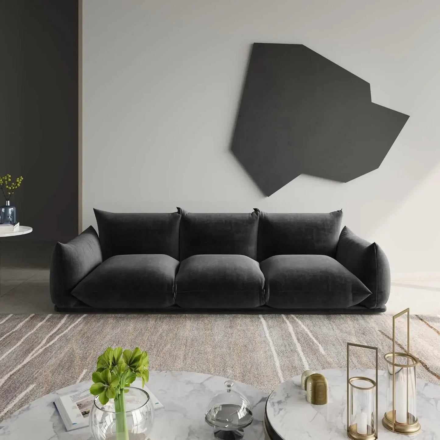 Modular Sectional Sofa,104inch Minimalist Sofa Sets for home or Office House