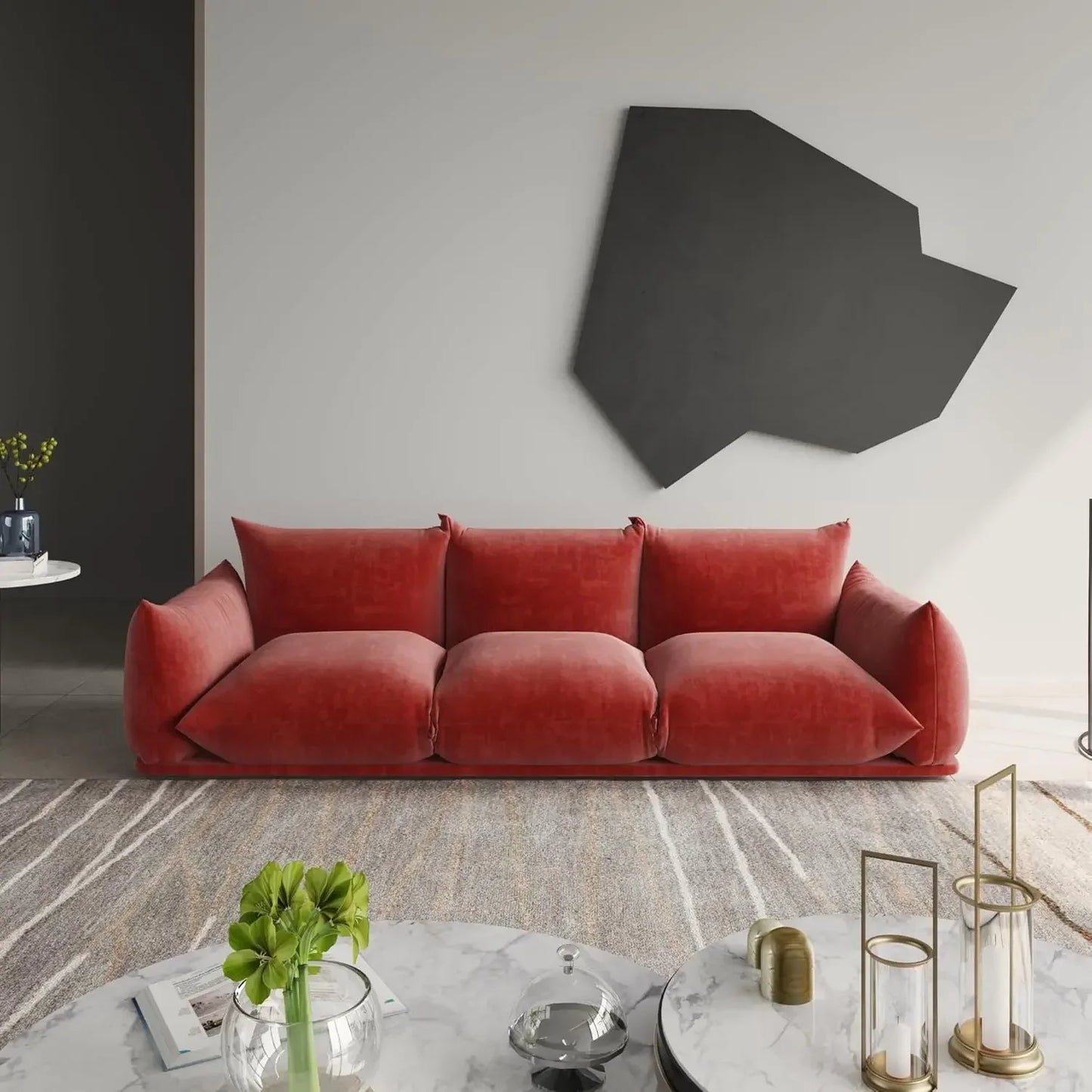 Modular Sectional Sofa,104inch Minimalist Sofa Sets for home or Office House