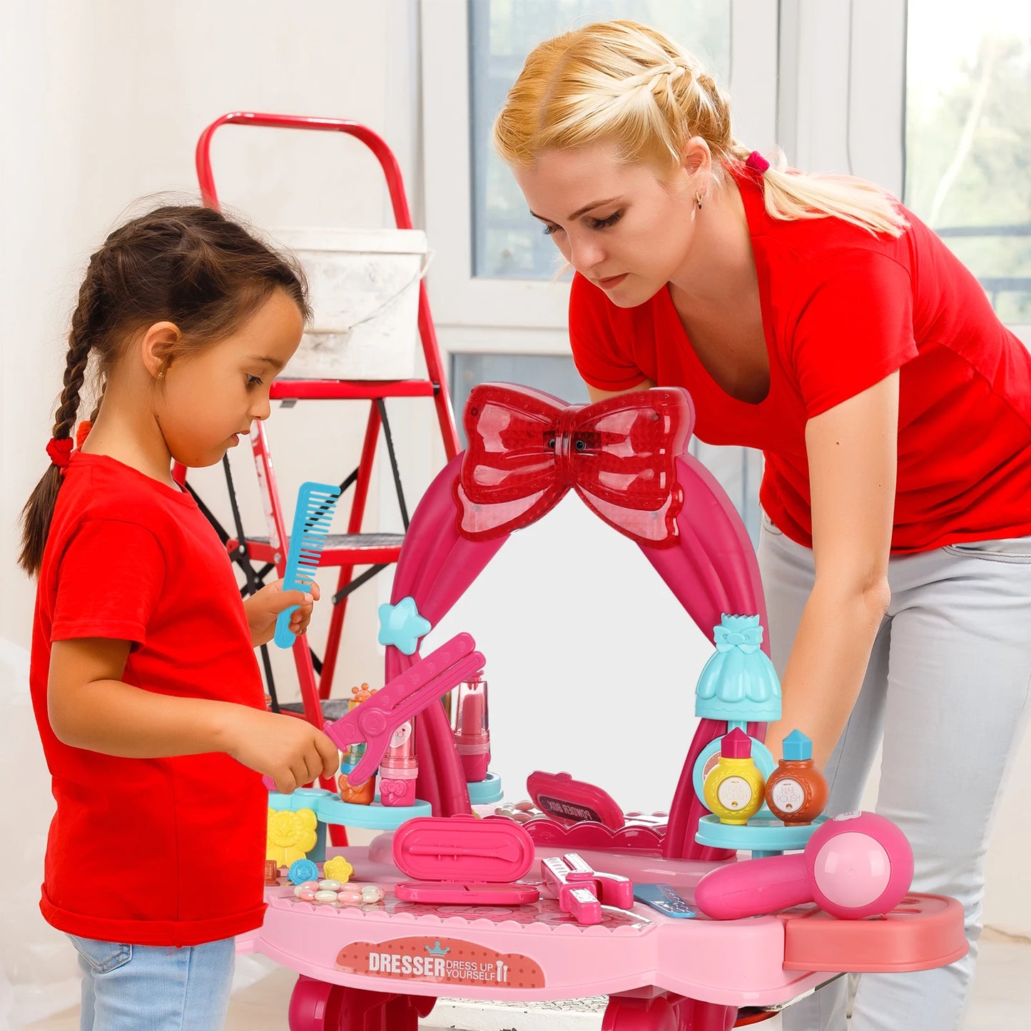 Children's music 36pcs home makeup table