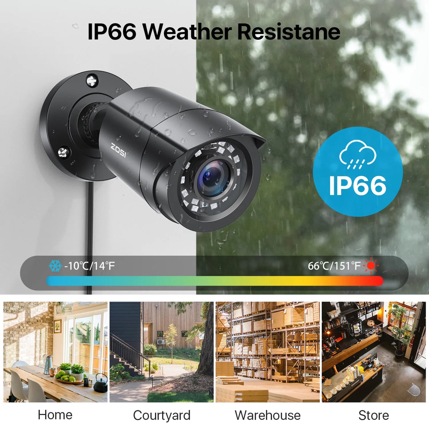 080P CCTV System Outdoor 5MP Lite Video DVR with 2/4/6/8pcs 2MP Wired Security Cam Day/Night Video Surveillance System