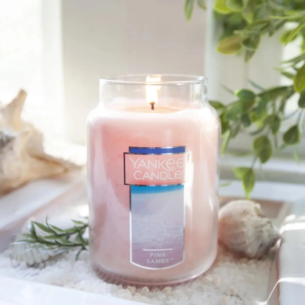 Yankee Candle Pink Sands Original Large Scented Jar Candle,