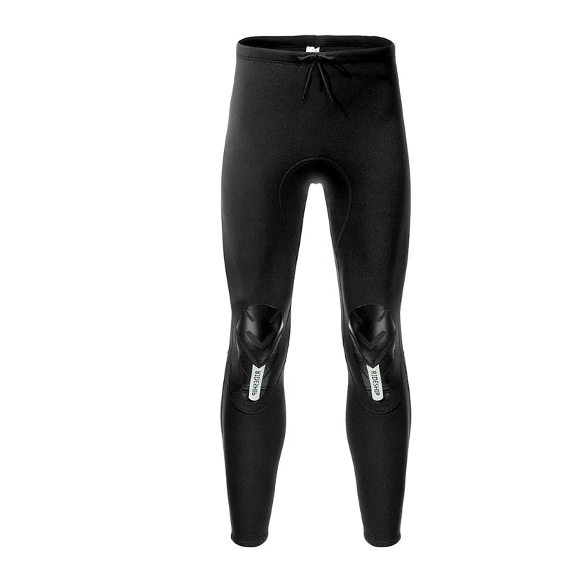 Diving Suit for Men Women Wet SUIT Pants Swimwear Black Keep Warm Black Surfing Snorkeling
