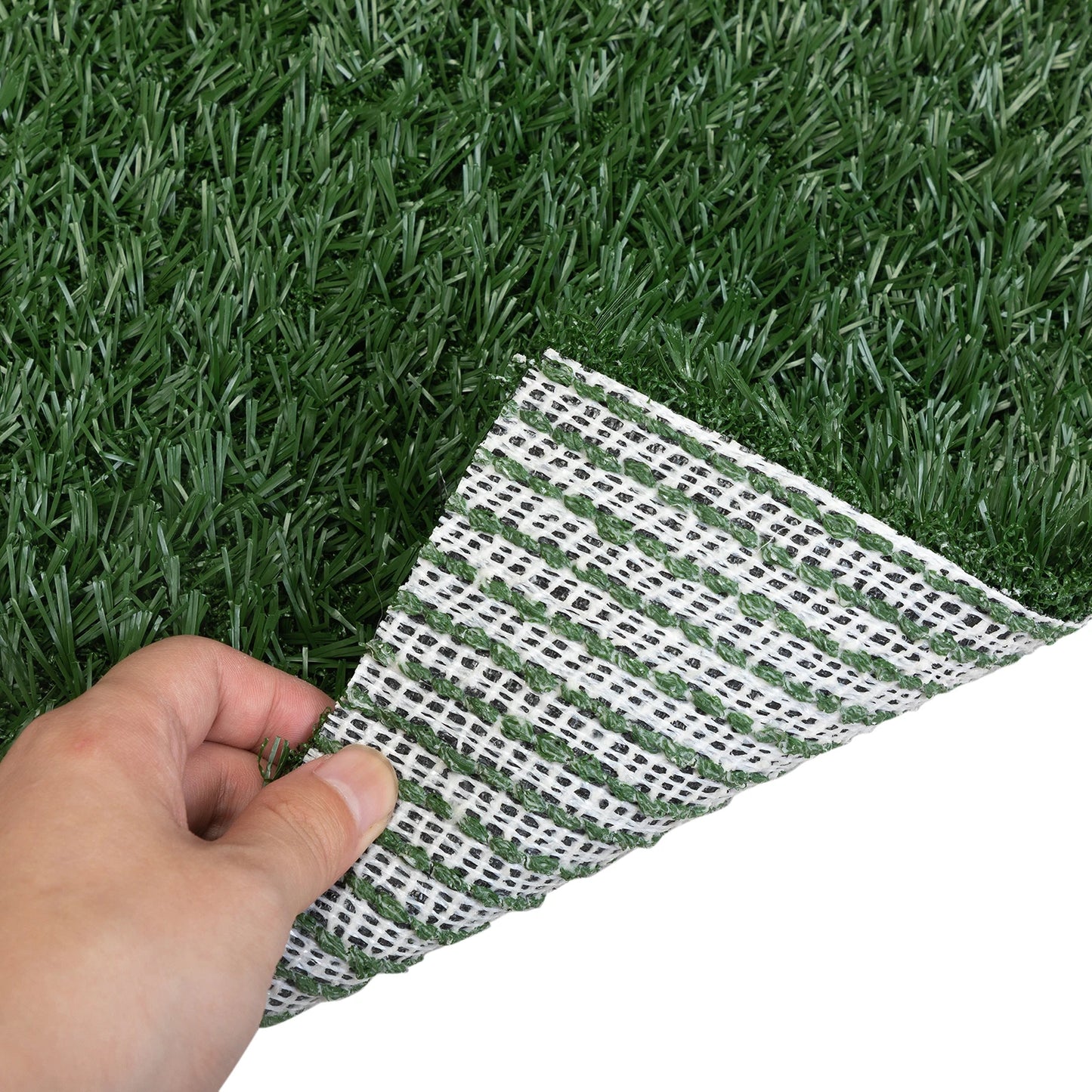 2PCS Realistic Artificial Grass Rug for Pet Potty Training,