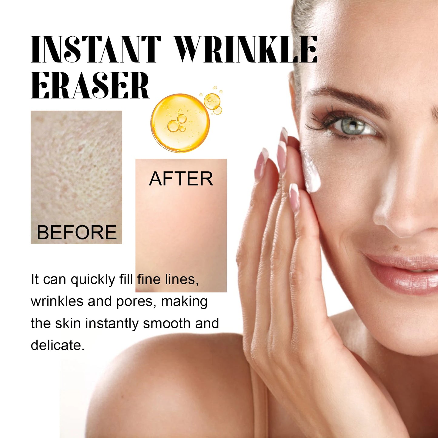 Face Cream Instant Wrinkle Eraser Skin Care Dark Spots  Remover Natural Moisturizing Hydrating