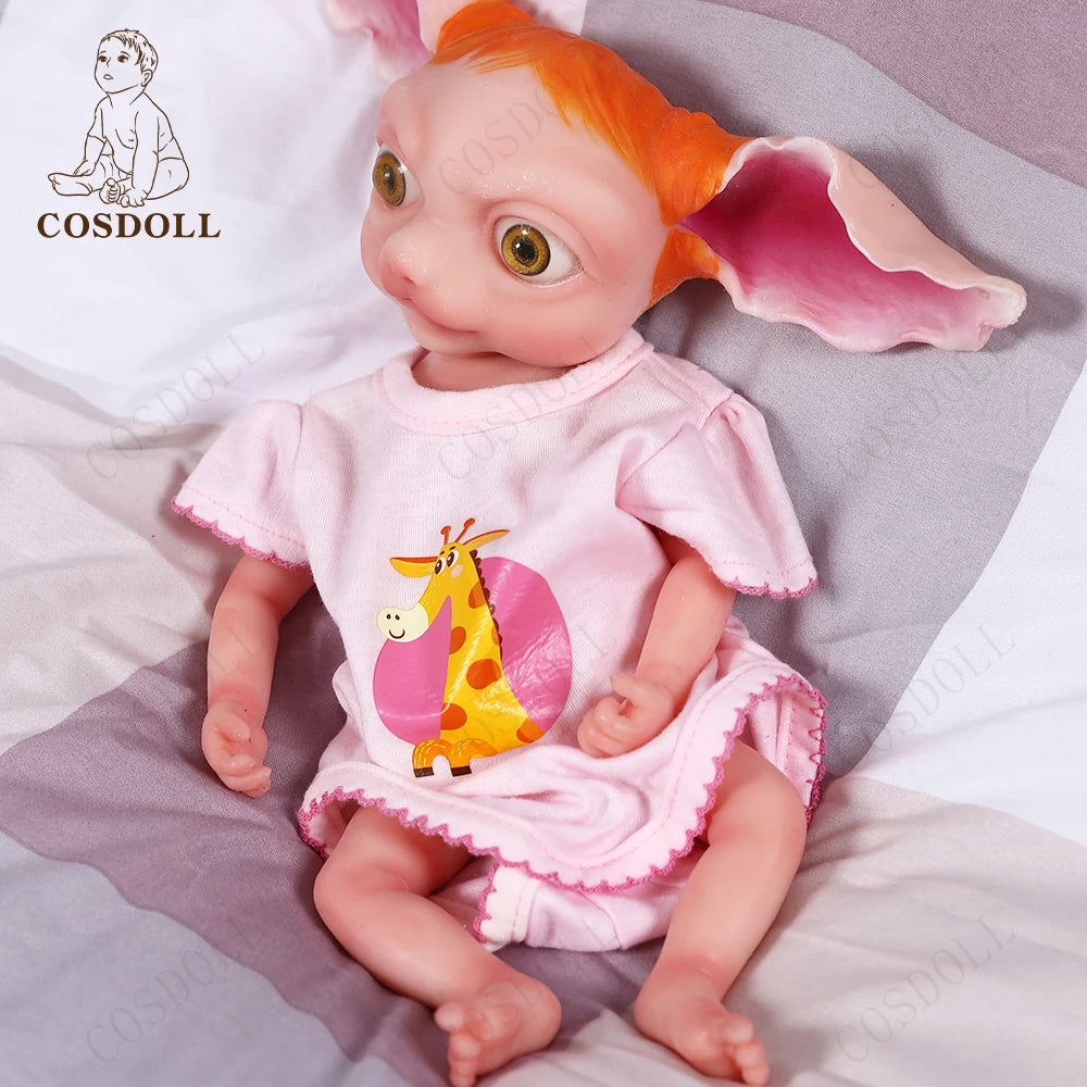 Baby Doll Toys Full Body Silicone Reborn Baby With Long Ears