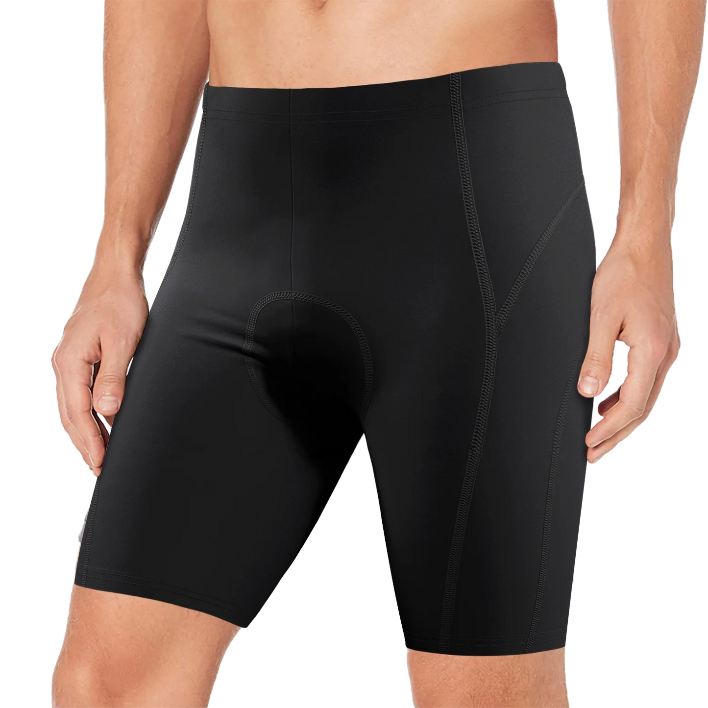 Men Cycling Shorts Added  Pad Shockproof Biking