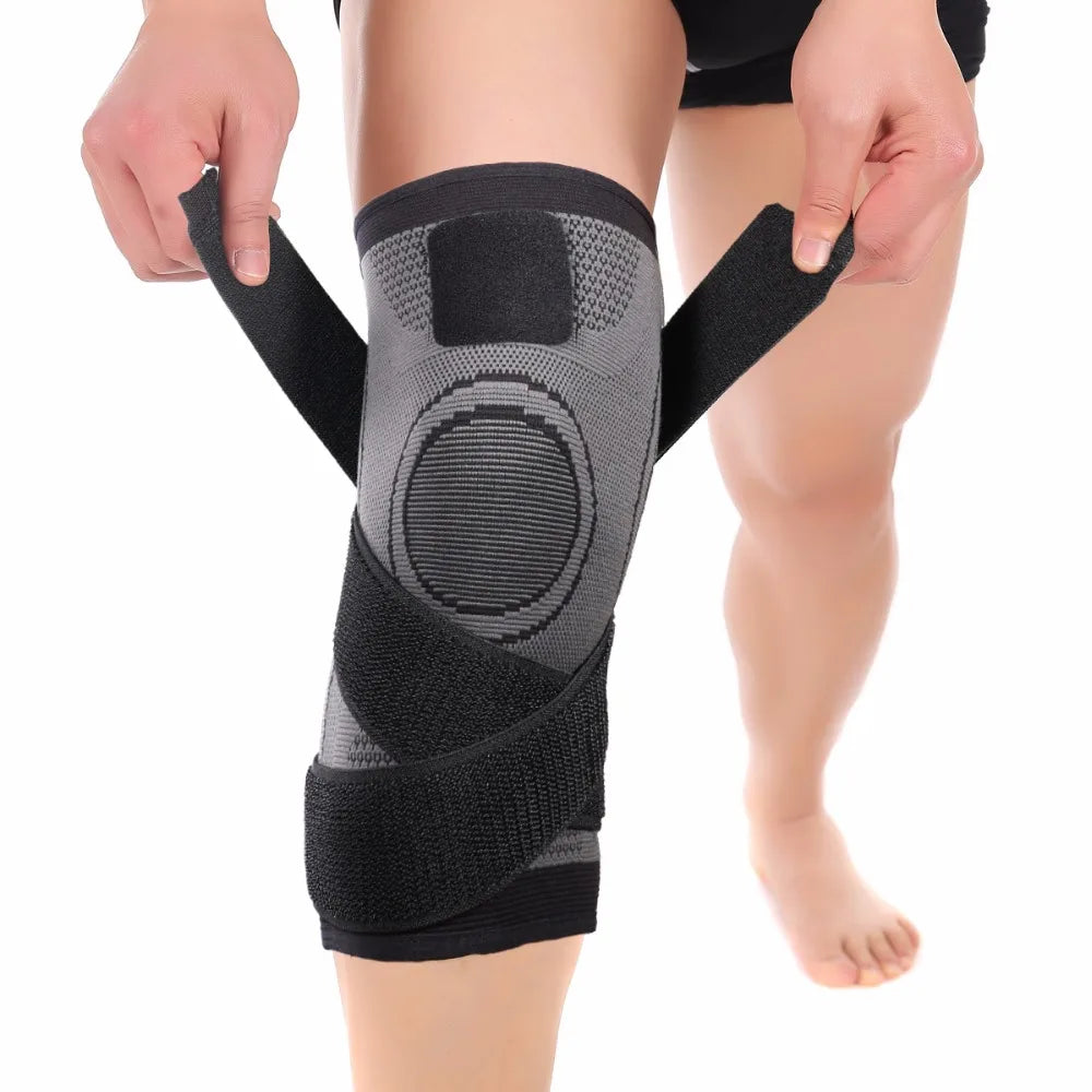 2PCS Sports Knee Pad Men Pressurized support Pads For Fitness Gear