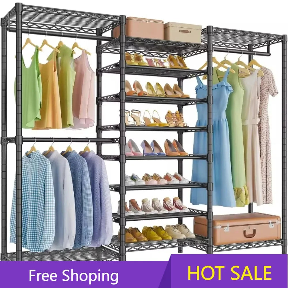 Heavy Duty hanger Freestanding , 6-layer shoe rack,, adjustable rack,