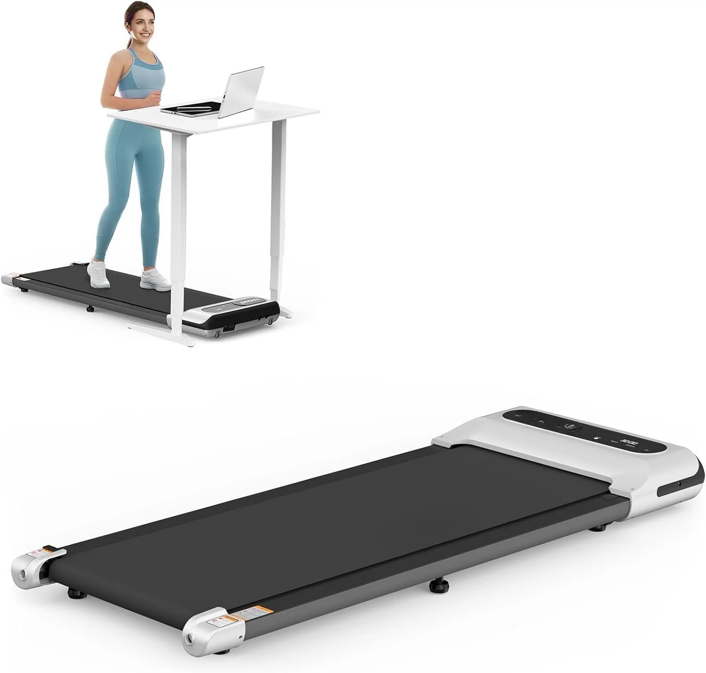 Under Desk Treadmill, Walking Pad for Home and Office, 2.5 HP Portable Walking Jogging Running