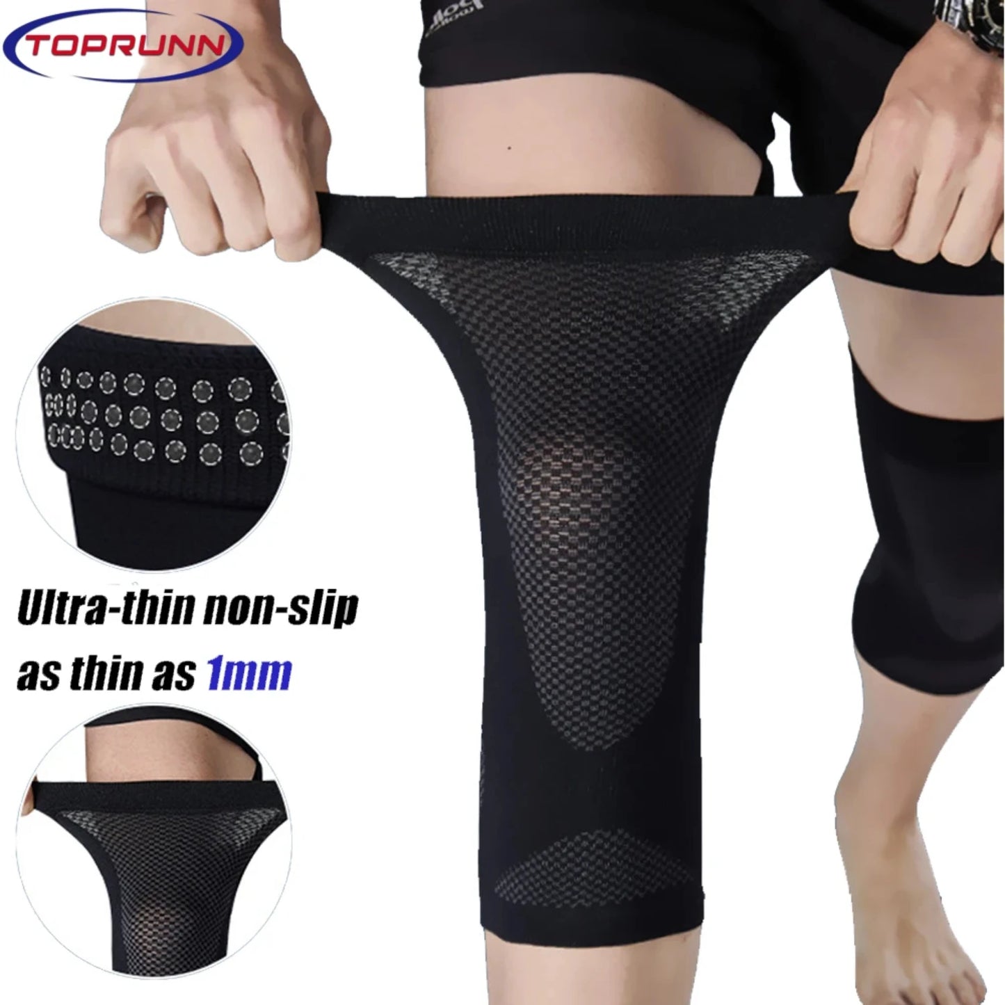 1Pair  Ultra Thin Knee Support Brace Sports  Pads Gym Running Knee Protection