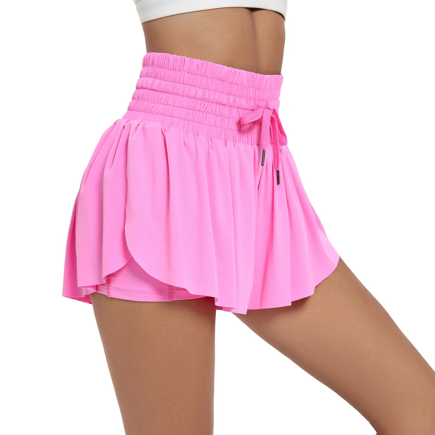 2 in 1  Athletic Shorts for Women High Waisted Gym Skort