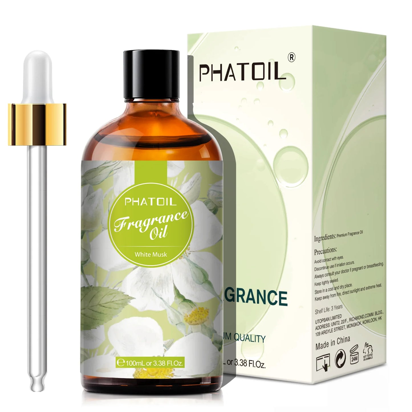 OIL 100ml  White Musk Fragrance Essential Oil  Fresh Linen Honeysuckle Peach Orange , ETC.