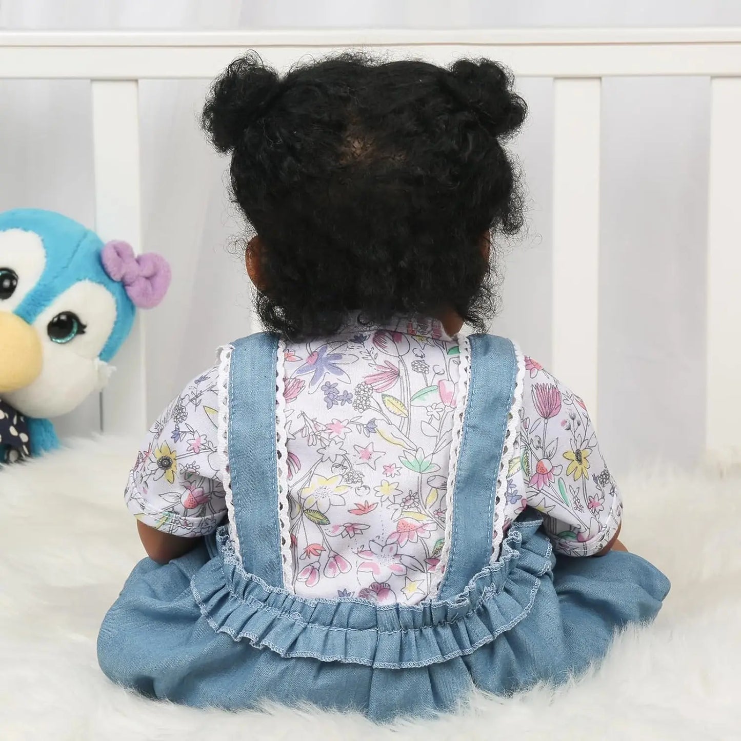 Black Reborn Baby Doll - 20 Inch Soft Body Realistic Newborn African American