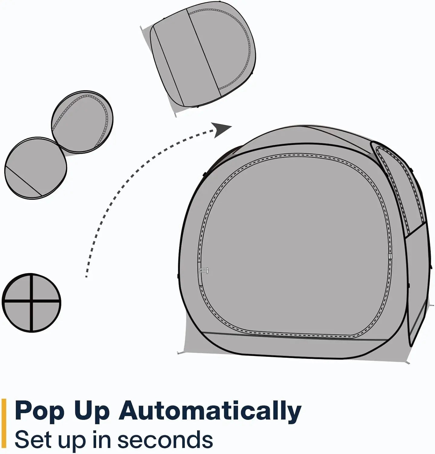 EighteenTek Pod All Weather Sports with Sealed Floor - Instant Shelter -