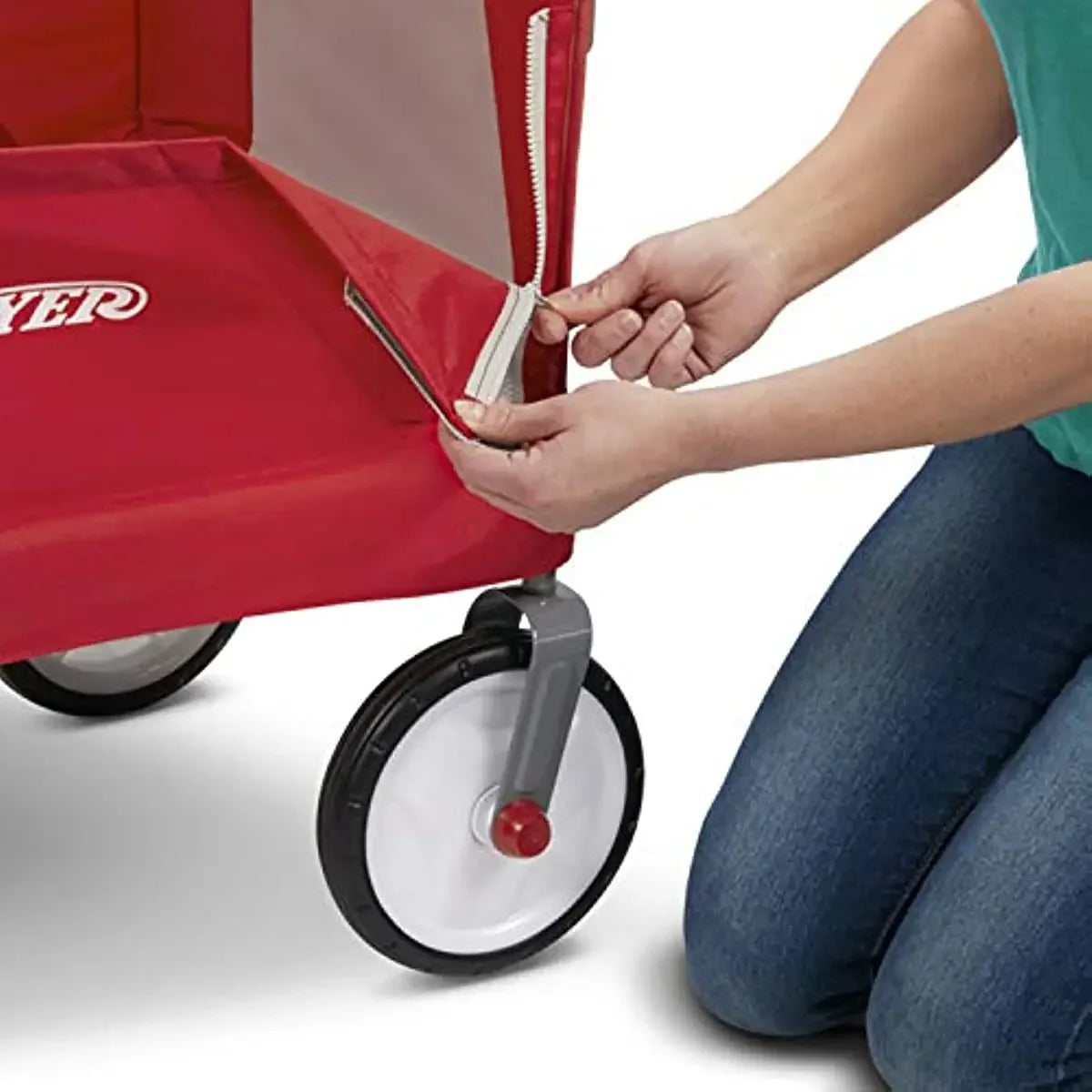 3-In-1 EZ Folding, Outdoor Collapsible Wagon for Kids & Cargo,