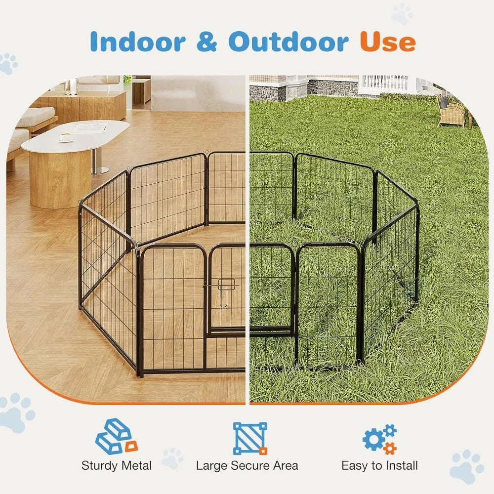 Dog Playpen Indoor - Pet Fence