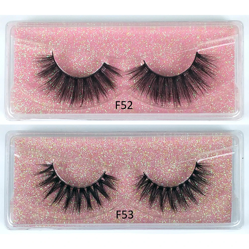 Lashes Bulk Wholesale 30/50/100/200 pcs 3d Mink Lashes Natural Mink Eyelashes Fluffy False Eyelashes