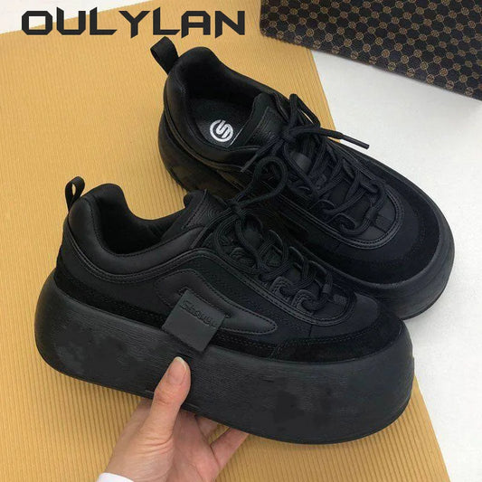 Female Sneakers Warm Casual Shoes Woman High Platfor