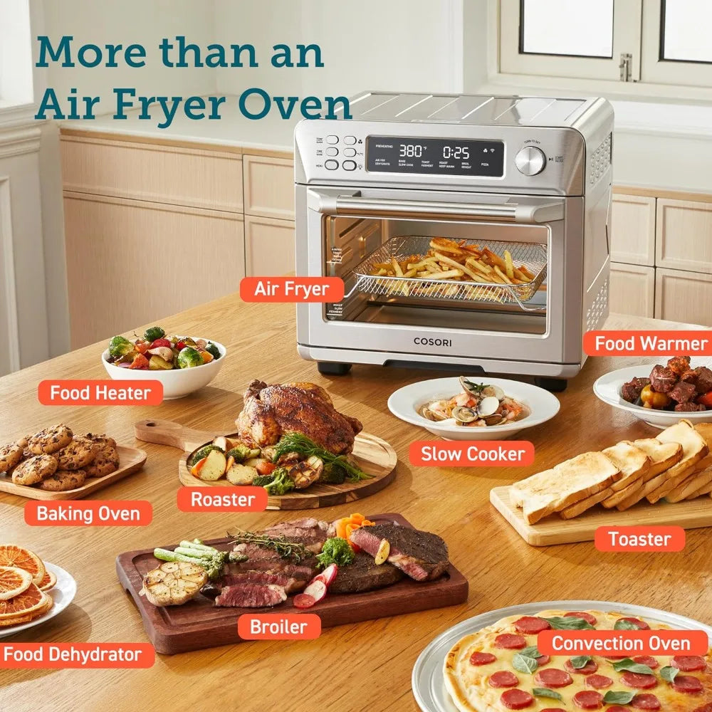 12-in-1 Air Fryer Toaster Oven Combo,  Convection Oven Countertop,