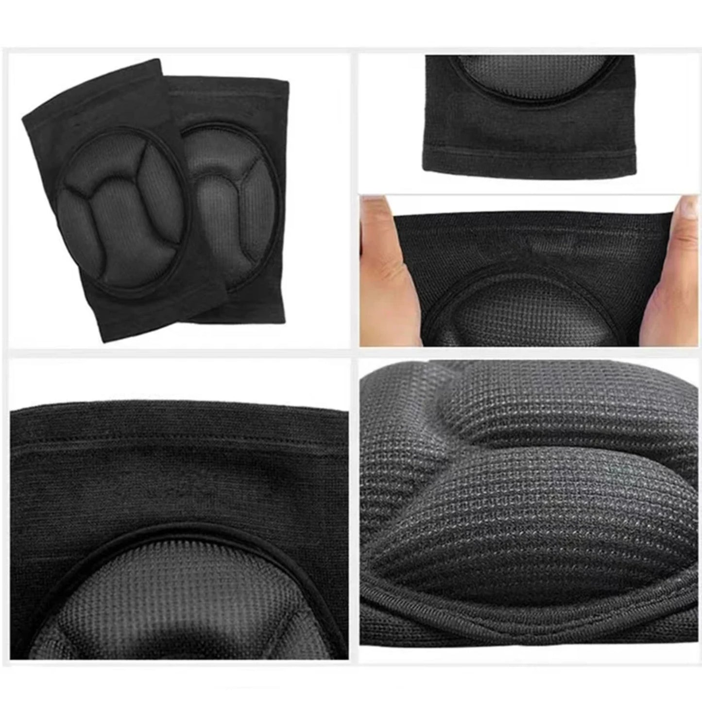 1Pair Thickened protection Sports Kneepad Men Elastic  Support Fitness Gear