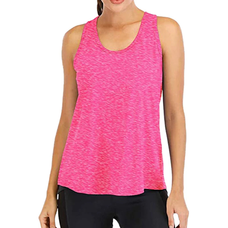 Fitness Women Shirts Sleeveless