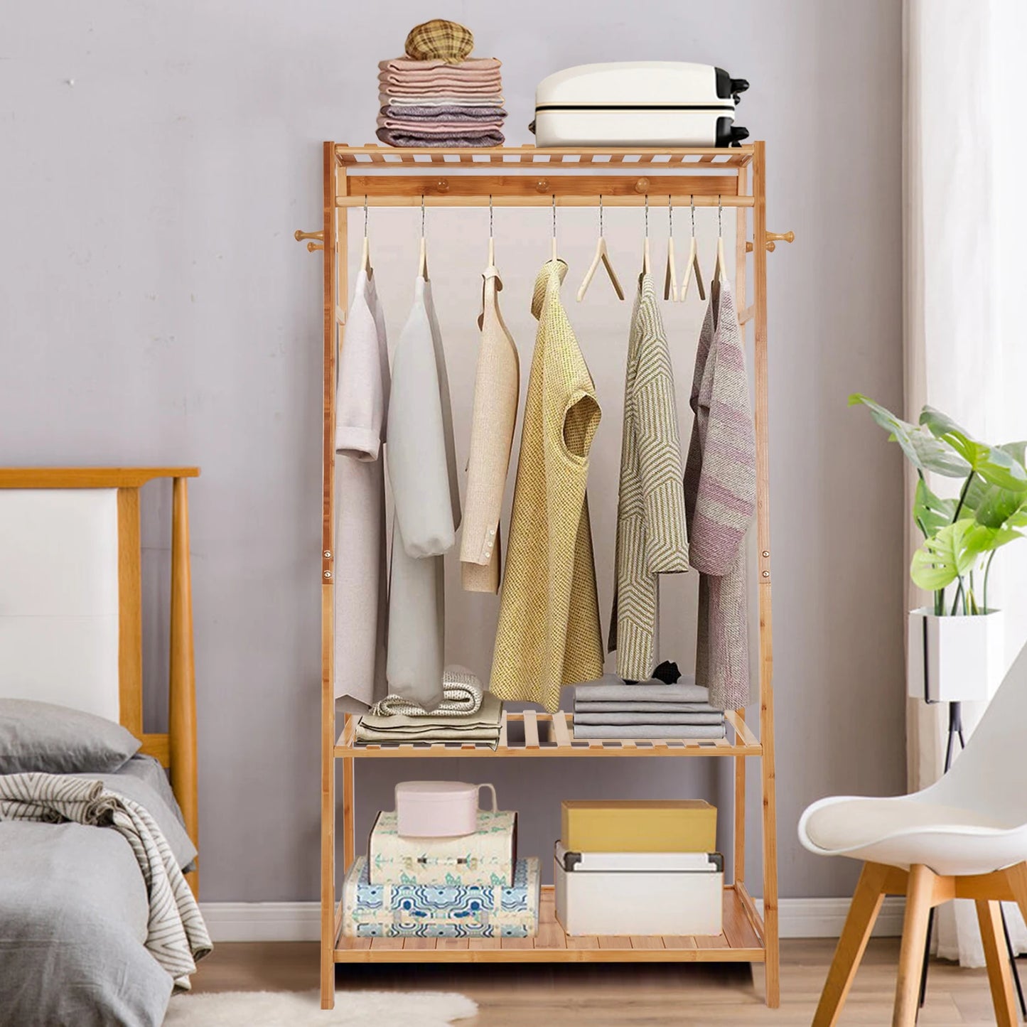 Bamboo Garment Rack