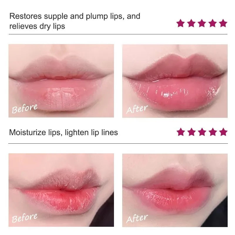 Cherry Blossom Lip  Crack Peeling Repair Reduce Fine Lines Essence Moisturizing Lip Oil