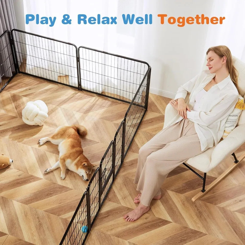 Dog Playpen Indoor - Pet Fence