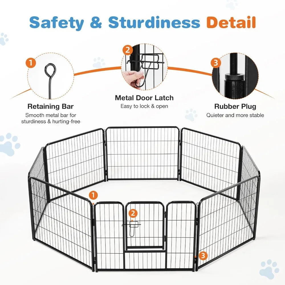 Dog Playpen Indoor - Pet Fence