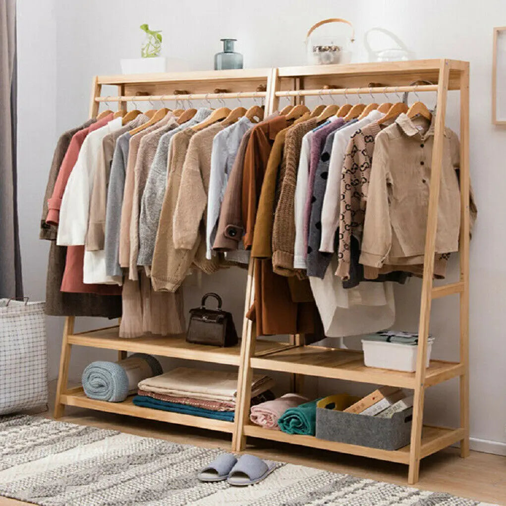 Bamboo Garment Rack