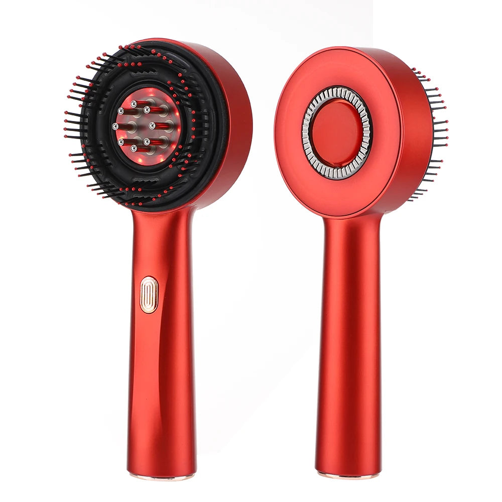 3 Modes Electric Multifunctional Infrared Therapy Comb Promote Hair Growth Massage of Hair Follicles 6ML Essence Oil Applicator