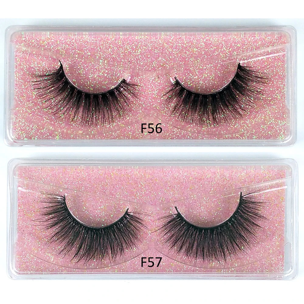 Lashes Bulk Wholesale 30/50/100/200 pcs 3d Mink Lashes Natural Mink Eyelashes Fluffy False Eyelashes