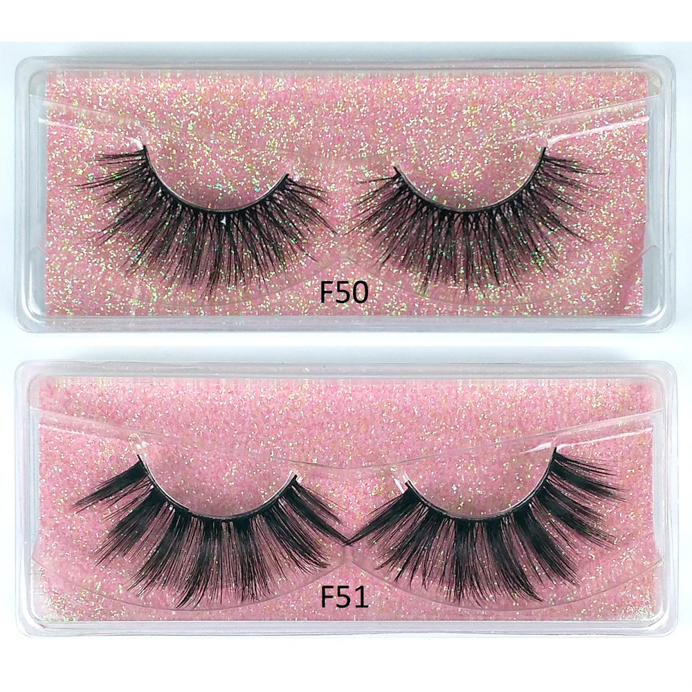 Lashes Bulk Wholesale 30/50/100/200 pcs 3d Mink Lashes Natural Mink Eyelashes Fluffy False Eyelashes