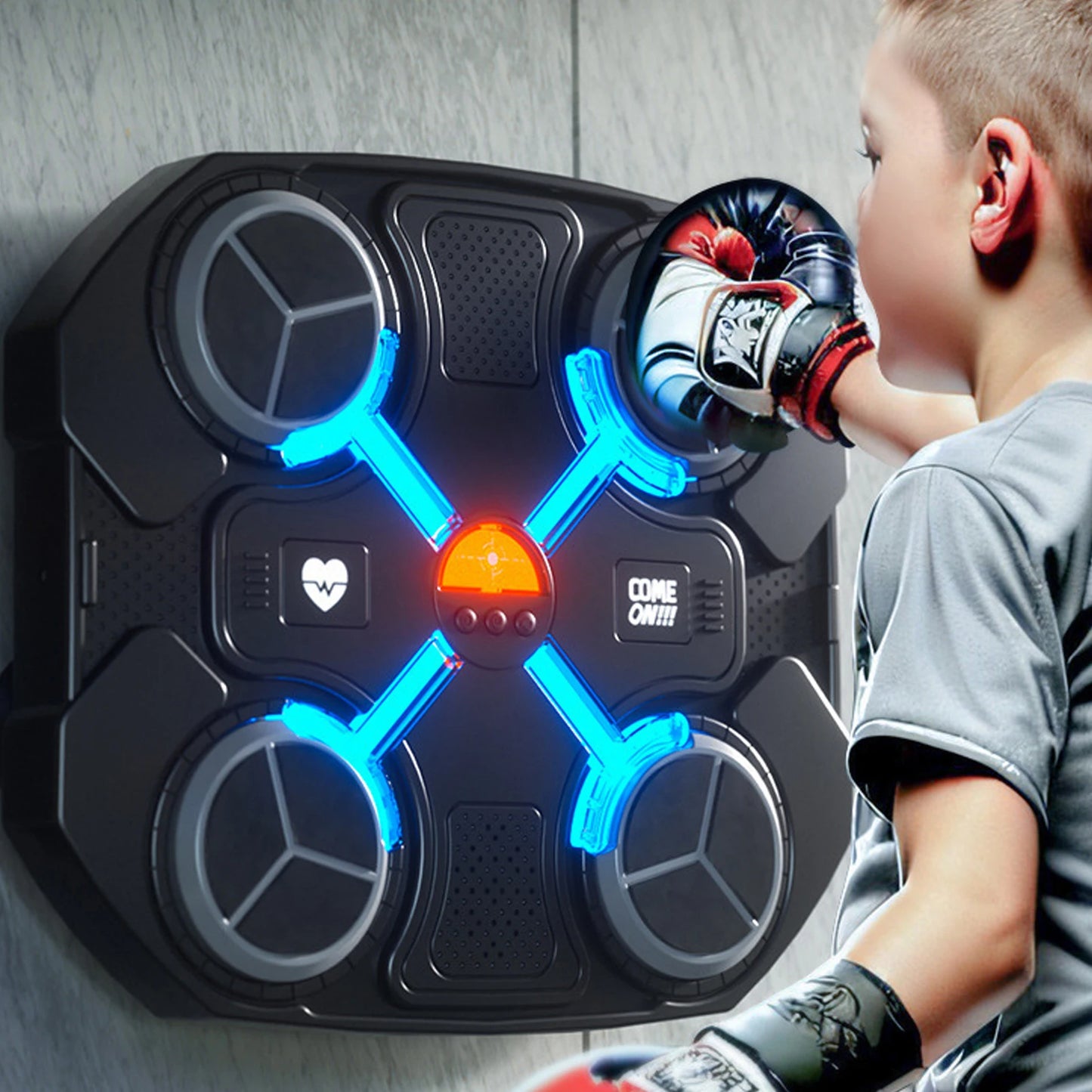 Stress Toy Children Music Boxing Machine Smart Bluetooth- Boxing Pads Workout Wall Target Punching