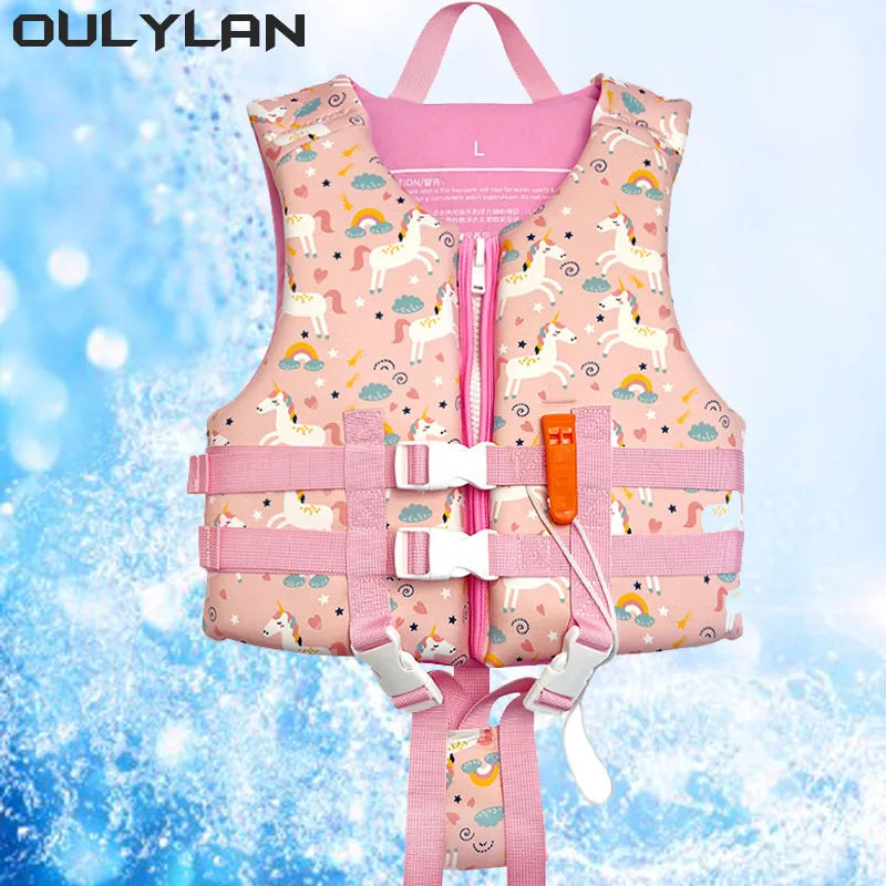 Life Jacket Device  For Swimming Boating Surfing Vest Safety Survival Suit Kids