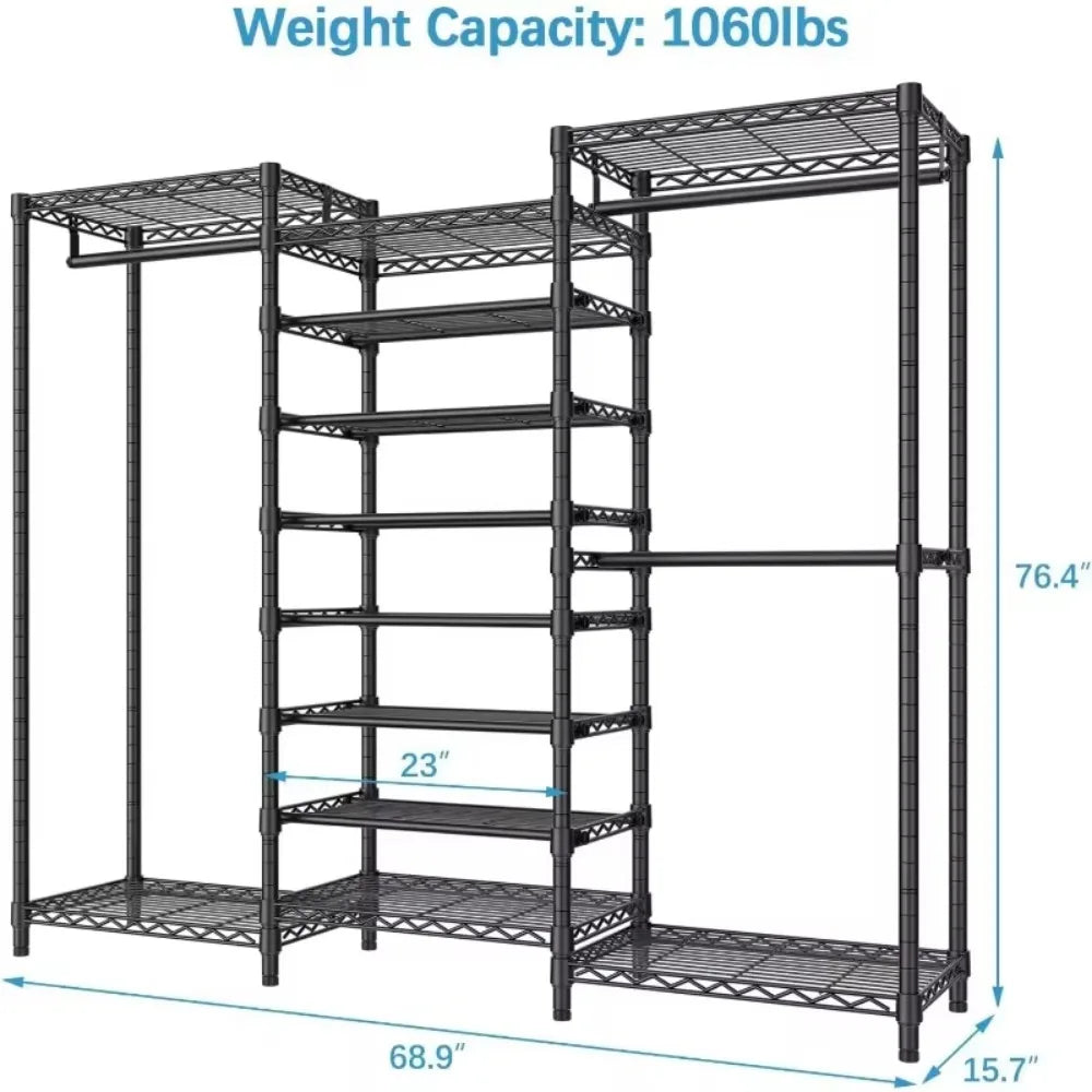 Heavy Duty hanger Freestanding , 6-layer shoe rack,, adjustable rack,