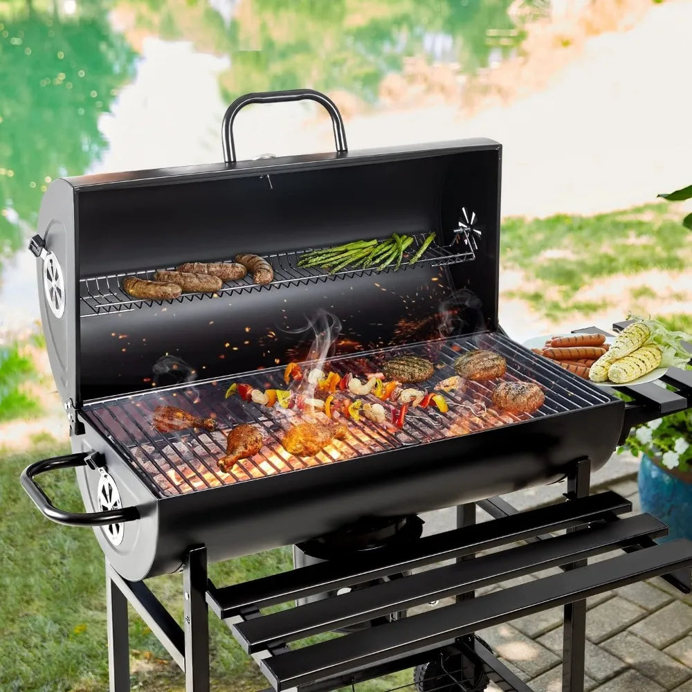 Charcoal Grill Barrel style BBQ Charcoal